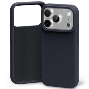 Dėklas Mercury Silicone skirtas Apple iPhone 17 Pro mėlynos spalvos