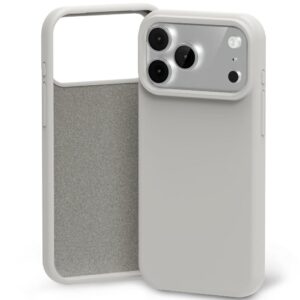 Dėklas Mercury Silicone skirtas Apple iPhone 17 Pro Max pilkos spalvos