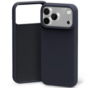 Dėklas Mercury Silicone skirtas Apple iPhone 17 Pro Max mėlynos spalvos