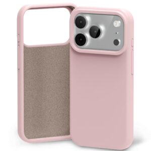 Dėklas Mercury Silicone skirtas Apple iPhone 17 Pro Max rožinės spalvos