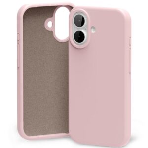 Mercury Silicone dėklas skirtas Apple iPhone 17 rožinės spalvos and Sand