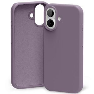 Mercury Silicone dėklas skirtas Apple iPhone 17 violetinės spalvos