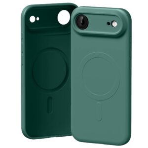 Mercury Semi-Silicone MagSafe dėklas skirtas Apple iPhone 17 Air žalios spalvos