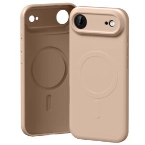 Mercury Semi-Silicone MagSafe dėklas skirtas Apple iPhone 17 Air rožinės spalvos Sand