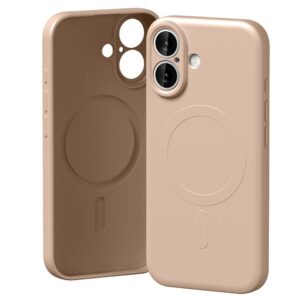 Mercury Semi-Silicone MagSafe dėklas skirtas Apple iPhone 17 rožinės spalvos Sand