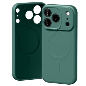 Mercury Semi-Silicone MagSafe dėklas skirtas Apple iPhone 17 Pro žalios spalvos