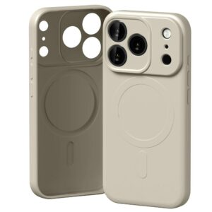Mercury Semi-Silicone MagSafe dėklas skirtas Apple iPhone 17 Pro Stone