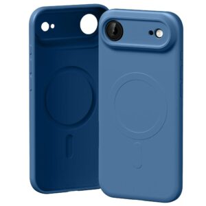 Mercury Semi-Silicone MagSafe dėklas skirtas Apple iPhone 17 Air mėlynos spalvos