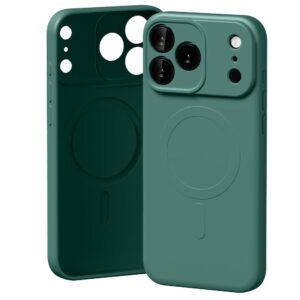 Mercury Semi-Silicone MagSafe dėklas skirtas Apple iPhone 17 Pro Max žalios spalvos