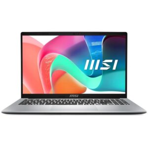 Nešiojamas kompiuteris MSI Modern 15 F1MG-652XHR Intel Core 7 / 16GB / 512GB SSD / 15.6" FHD IPS-level / Intel Graphics / Windows 11 Home / US išdėstymas / sidabro spalvos