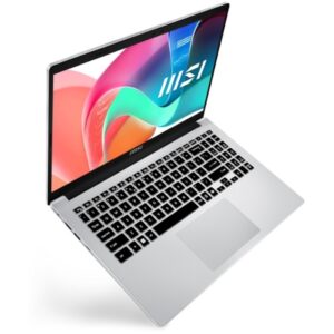 Nešiojamas kompiuteris MSI Modern 15 F1MG-652XHR Intel Core 7 / 16GB / 512GB SSD / 15.6" FHD IPS-level / Intel Graphics / Windows 11 Home / US išdėstymas / sidabro spalvos - Image 5
