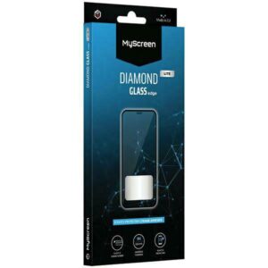 MS Diamond Glass Edge Lite FG Motorola Moto E14 juodos spalvos Full Glue - Image 1