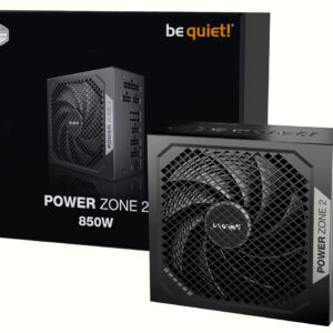 be quiet! Power Zone 2 80 PLUS Platinum PSU, fully modular, ATX 3.1, PCIe 5.1 - 850 Watt, juodos spalvos