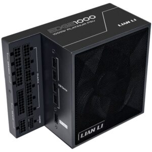 Lian Li EDGE EG1000 80 PLUS Platinum PSU, PCIe 5.1, ATX 3.1 - 1000 Watt, juodos spalvos