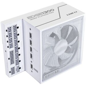 Lian Li EDGE EG1300 80 PLUS Platinum PSU, PCIe 5.1, ATX 3.1 - 1300 Watt, baltos spalvos