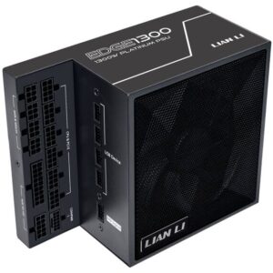Lian Li EDGE EG1300 80 PLUS Platinum PSU, PCIe 5.1, ATX 3.1 - 1300 Watt, juodos spalvos