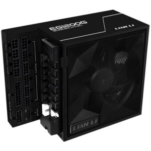 Lian Li EDGE GOLD 1200 80 PLUS Gold PSU, PCIe 5.1, ATX 3.1 - 1.200 Watt, juodos spalvos, inkl. USB-Hub