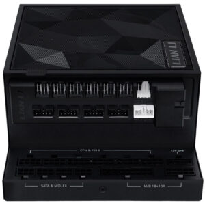 Lian Li EDGE GOLD 1000 80 PLUS Gold power supply, PCIe 5.1, ATX 3.1 - 1,000 watts, black, including USB hub - Image 2
