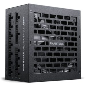 Phanteks AMP GH 1000W 80 PLUS Platinum Power Supply, PCIe 5.1, ATX 3.1 - 1000 Watt, juodos spalvos