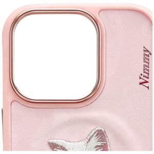 Dėklas Nimmy Magnetic fashion cute pet MagSafe skirtas Apple iPhone 16 Pro Max rožinės spalvos - Image 3