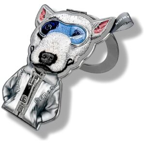 Magnetic pendant Nimmy Cool&Cute 2.0 Dog pilkos spalvos - Image 4