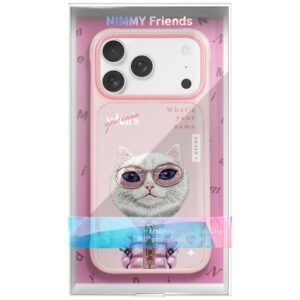 Dėklas Nimmy Cool&Cute 2.0 Cat skirtas Apple iPhone 17 Pro rožinės spalvos - Image 7