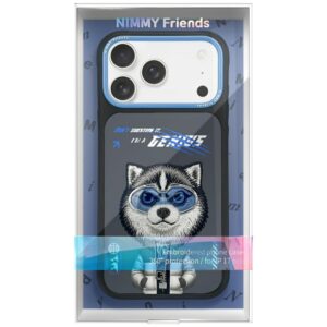 Dėklas Nimmy Cool&Cute 2.0 Wolf skirtas Apple iPhone 17 Pro juodos spalvos - Image 7
