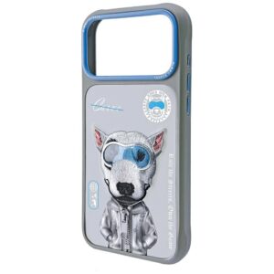 Dėklas Nimmy Cool&Cute 2.0 Dog skirtas Apple iPhone 17 Pro pilkos spalvos - Image 3