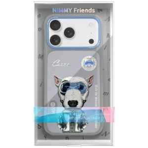 Dėklas Nimmy Cool&Cute 2.0 Dog skirtas Apple iPhone 17 Pro pilkos spalvos - Image 7
