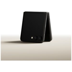 Dėklas PITAKA Ultra-Slim MagSafe skirtas Samsung Galaxy Z Flip7 juodos ir pilkos spalvos - Image 6