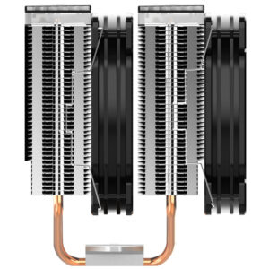 Jonsbo CR-2000 GT procesoriaus aušintuvas Dual Tower, ARGB - 2x 120mm, juodos spalvos - Image 2