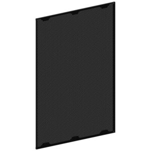 Ssupd Meshroom - Mesh Side Panel - juodos spalvos - Image 1