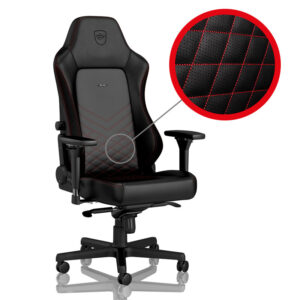 noblechairs HERO žaidimų kėdė - juodos spalvos/raudonos spalvos - Image 1