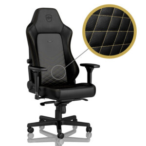 noblechairs HERO žaidimų kėdė - juodos spalvos/aukso spalvos - Image 1