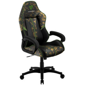 ThunderX3 BC1 CAMO žaidimų kėdė - kamufliažinė/žalios spalvos