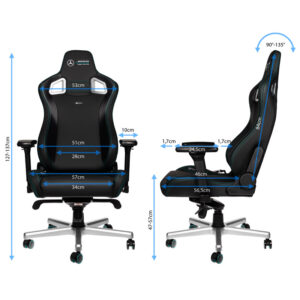 noblechairs EPIC žaidimų kėdė - Mercedes-AMG Petronas Formula One Team Edition - Image 2