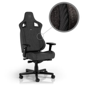 noblechairs EPIC Compact TX žaidimų kėdė - antracitas/karbonas