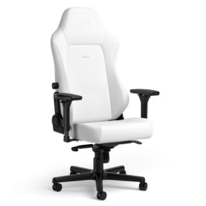 noblechairs HERO žaidimų kėdė - White Edition - Image 1