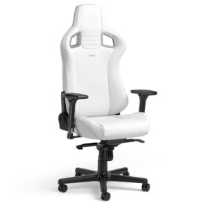 noblechairs EPIC žaidimų kėdė - White Edition - Image 1