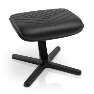 noblechairs Footrest 2 - Real Leather juodos spalvos