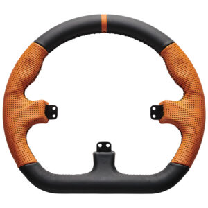Asetek SimSports GT Rim - Closed D, Leder - orange - Image 1