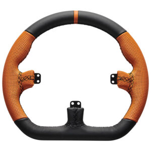 Asetek SimSports GT Rim - Closed D, Leder - orange - Image 2