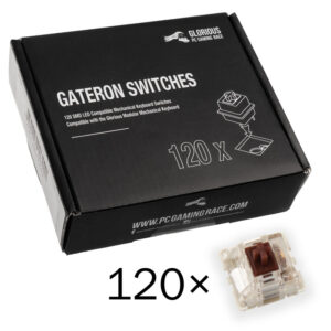 Glorious Gateron Brown Switches (120 vnt)