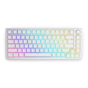 Glorious Aura Keycaps - 145 Keycaps, US išdėstymas, baltos spalvos - Image 2
