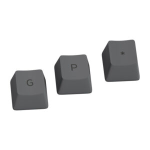 Glorious GPBT Keycaps - 114 PBT Caps, ANSI, US išdėstymas, Black Ash - Image 2