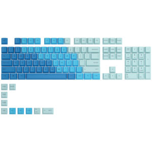 Glorious GPBT Keycaps - 114 PBT Caps, ANSI, US išdėstymas, Caribbean Ocean