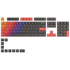 Glorious GPBT Keycaps - 114 PBT, ANSI, US išdėstymas - Celestial Fire