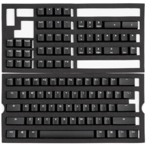Ducky Phantom Black PBT Double-Shot Keycap Set, US išdėstymas - 108 keys - Image 2