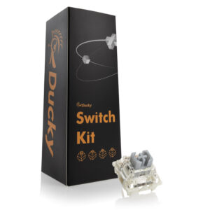 Ducky Gateron G Pro Silver Switches, mechaniniai, 3-Pin, linear, MX-Stem, 45g - 110 vnt