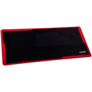 Nitro Concepts Deskmat, 900x400mm - juodos spalvos/raudonos spalvos - Image 1